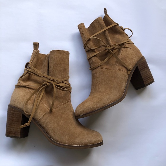 Toms Shoes - Toms Ankle Wrap Heeled Booties
